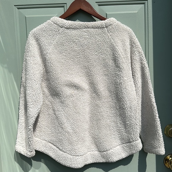 White Sherpa Sweater - Picture 3 of 3
